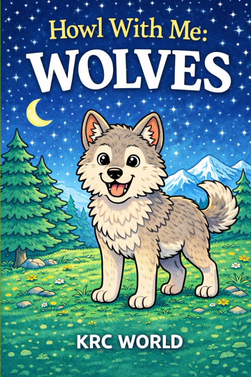 Howl With Me: Wolves (KRC WORLD Coloring Adventures)