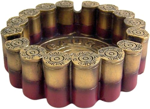12 Gauge Shotgun Shell Round Ashtray 4.5" Diameter