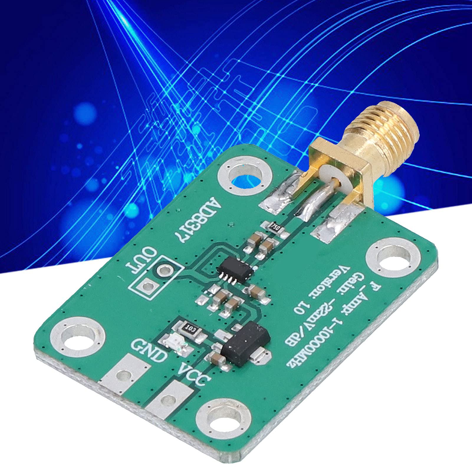 HF-Leistungsmesserdetektor AD8317-55 DBm Bis 0 DBm 1M-10000 MHz Zur Signalleistungsmessung, mit Automatischer Verstärkungsregelung, Zur Signalleistungsmessung