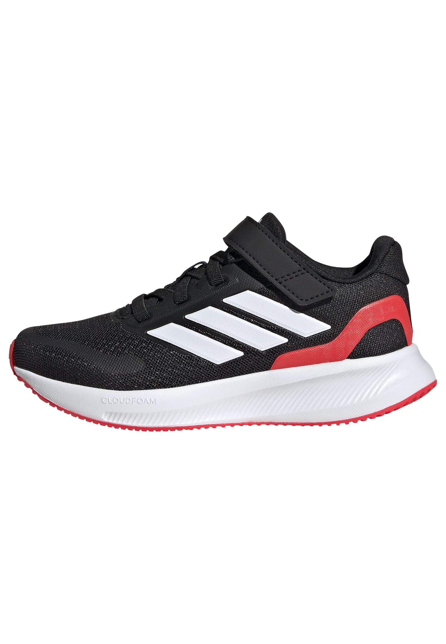 adidas Unisex Kids Runfalcon 5 Kids Shoes, Core Black/Cloud White/Lucid Red, 11.5 UK Child