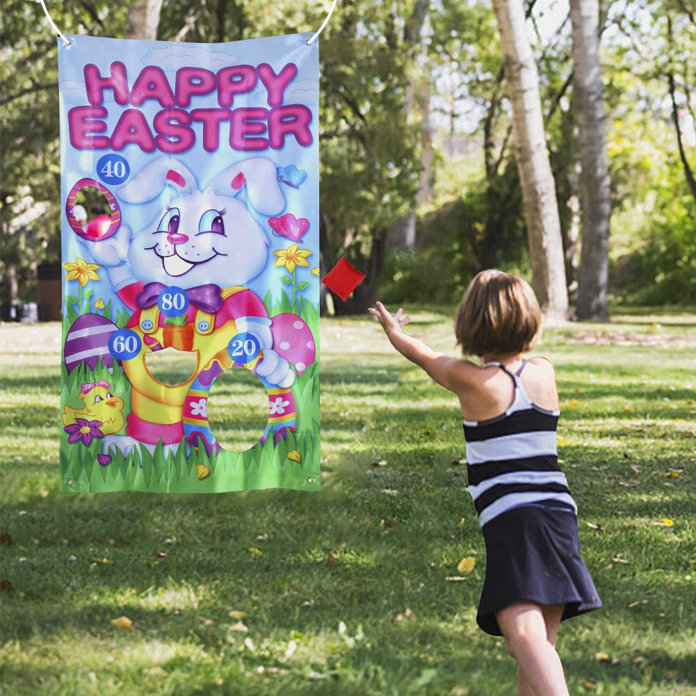 ThinkMax 4 in 1 Outdoor Games for Kids and Family Potato Sack Race