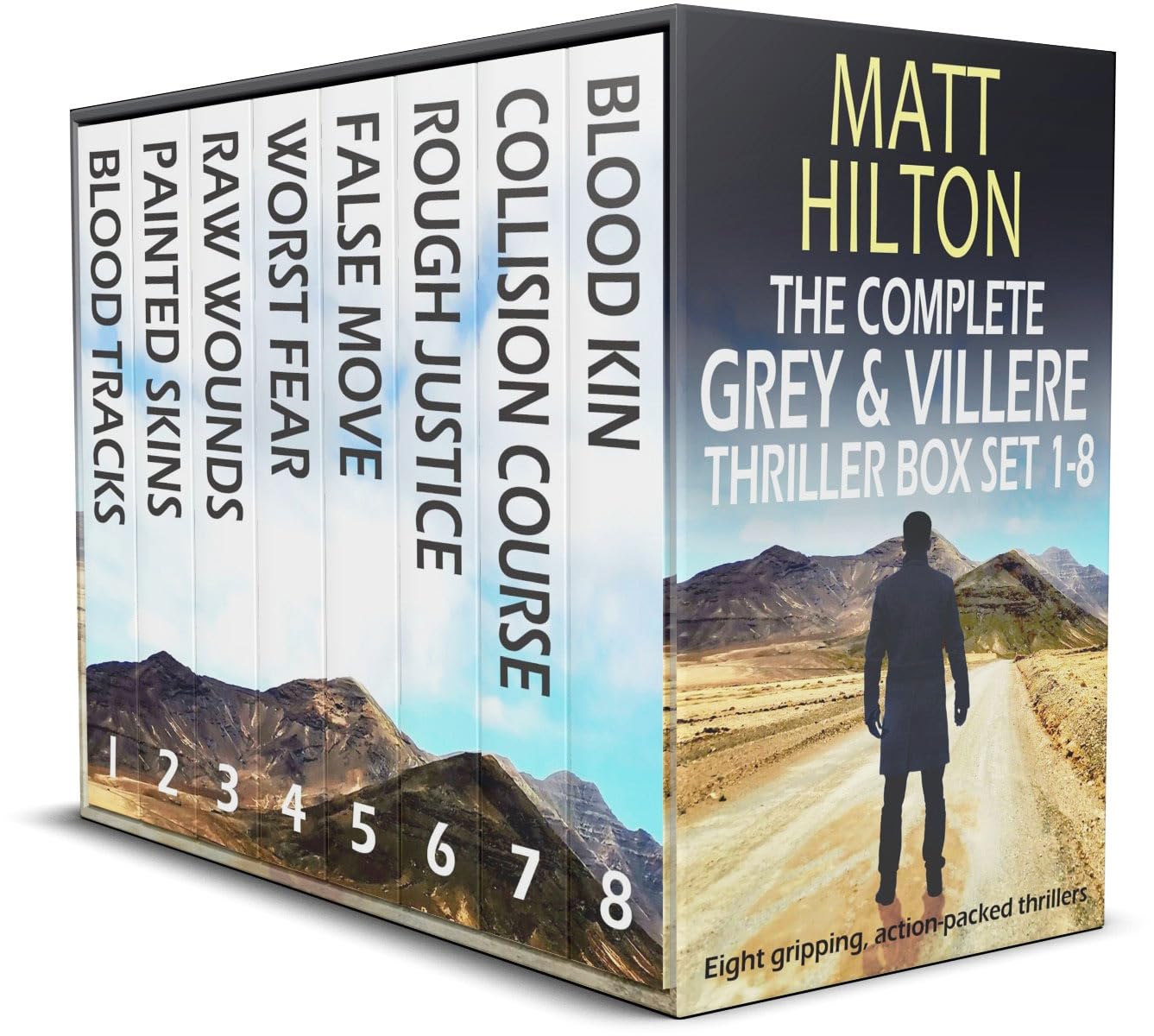 THE COMPLETE GREY & VILLERE THRILLER BOX SET 18 eight gripping, action