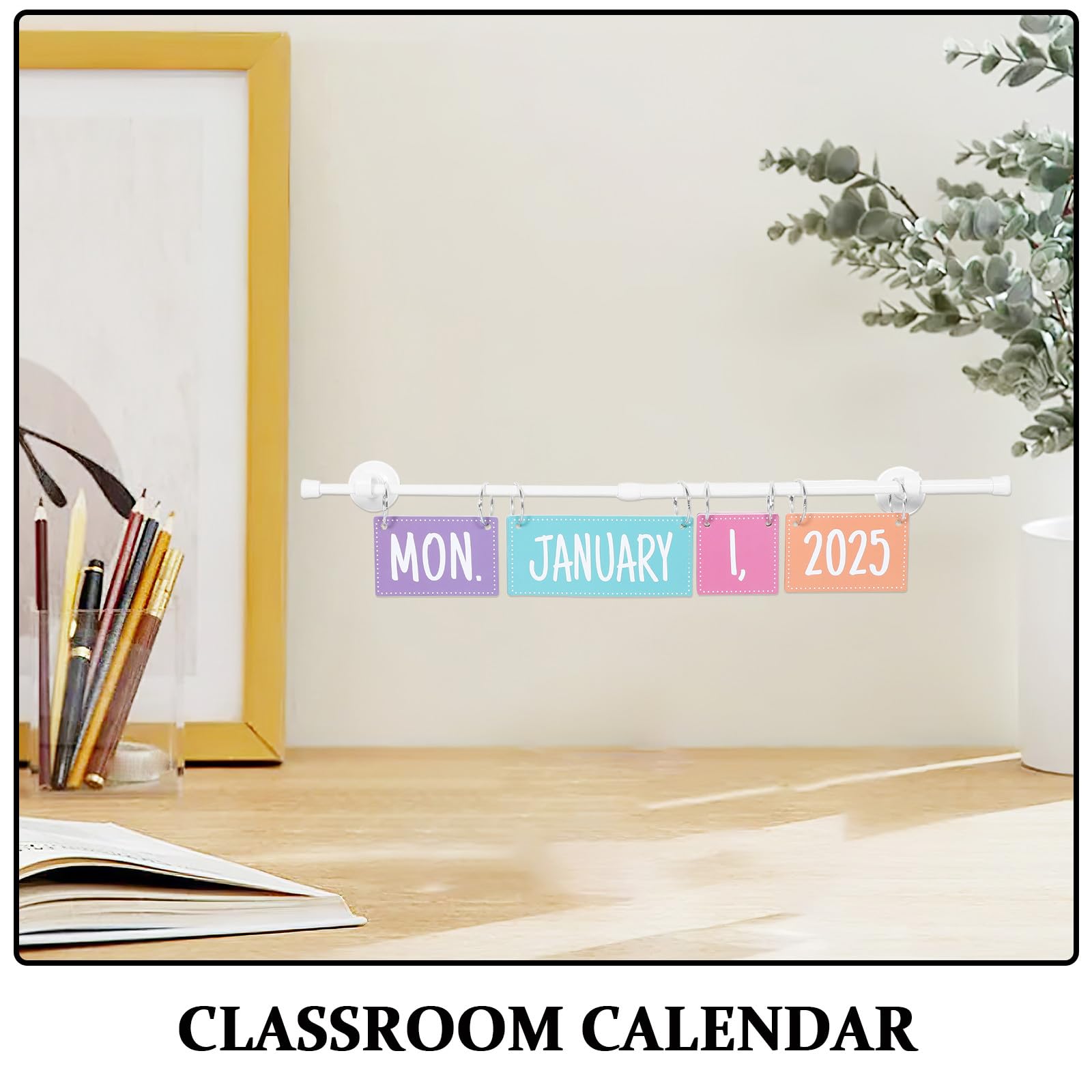 DOITOOL Calendario Didattico Flip per Classe Calendario Magnetico Mensile Bacheca Interattiva per Insegnanti e Homeschooling