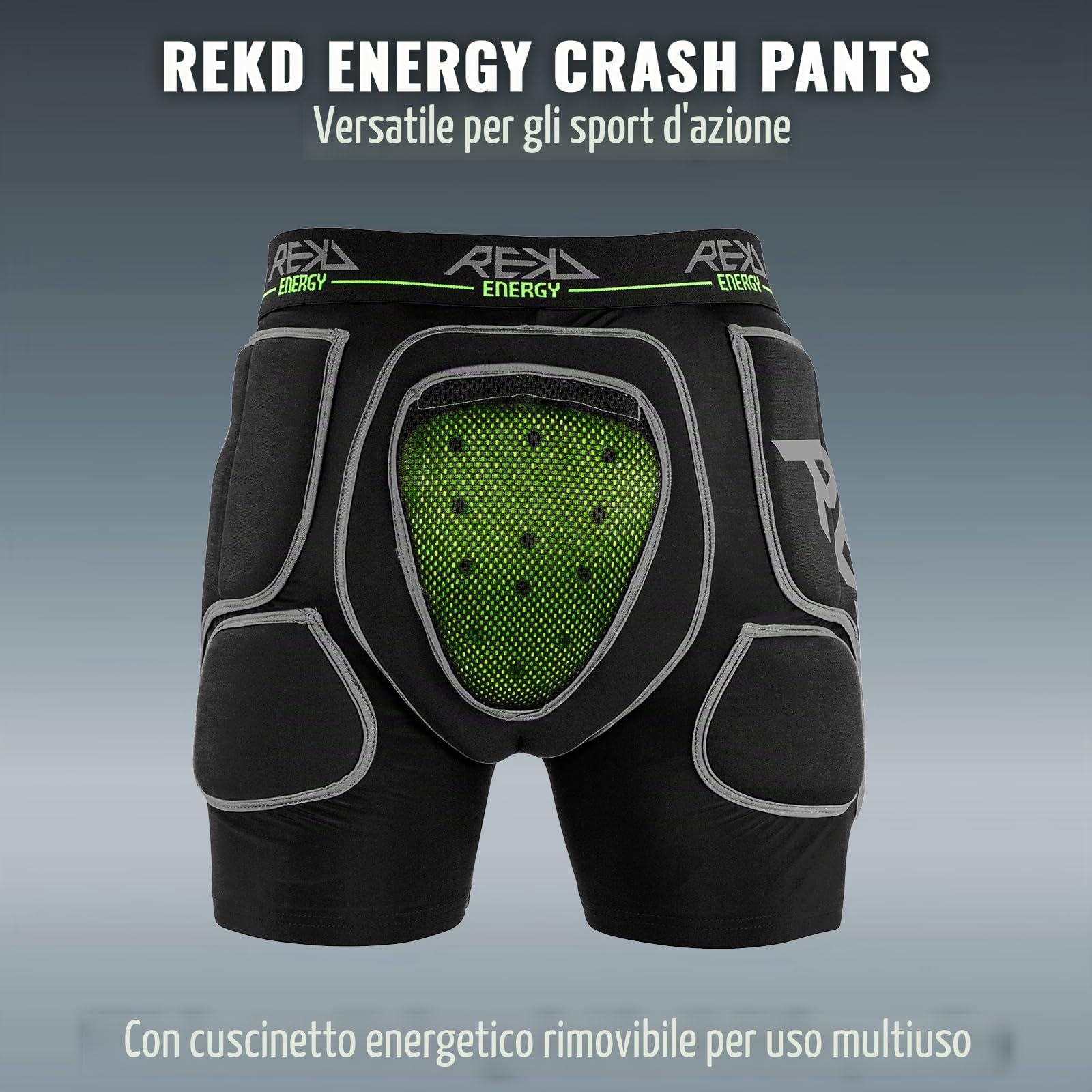 Rekd Energy Impact Shorts Pantaloncini Corti Unisex-Adulto
