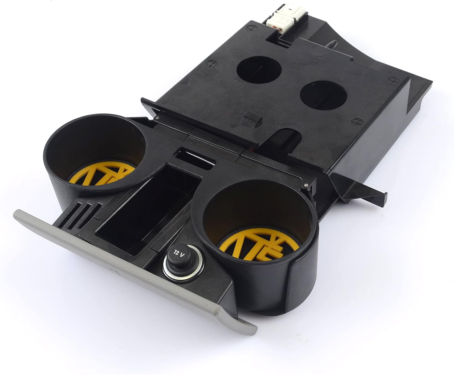 FOR VW TRANSPORTER T5 T5.1 CUP HOLDER INSERTS BLACK CUP HOLDER YELLOW