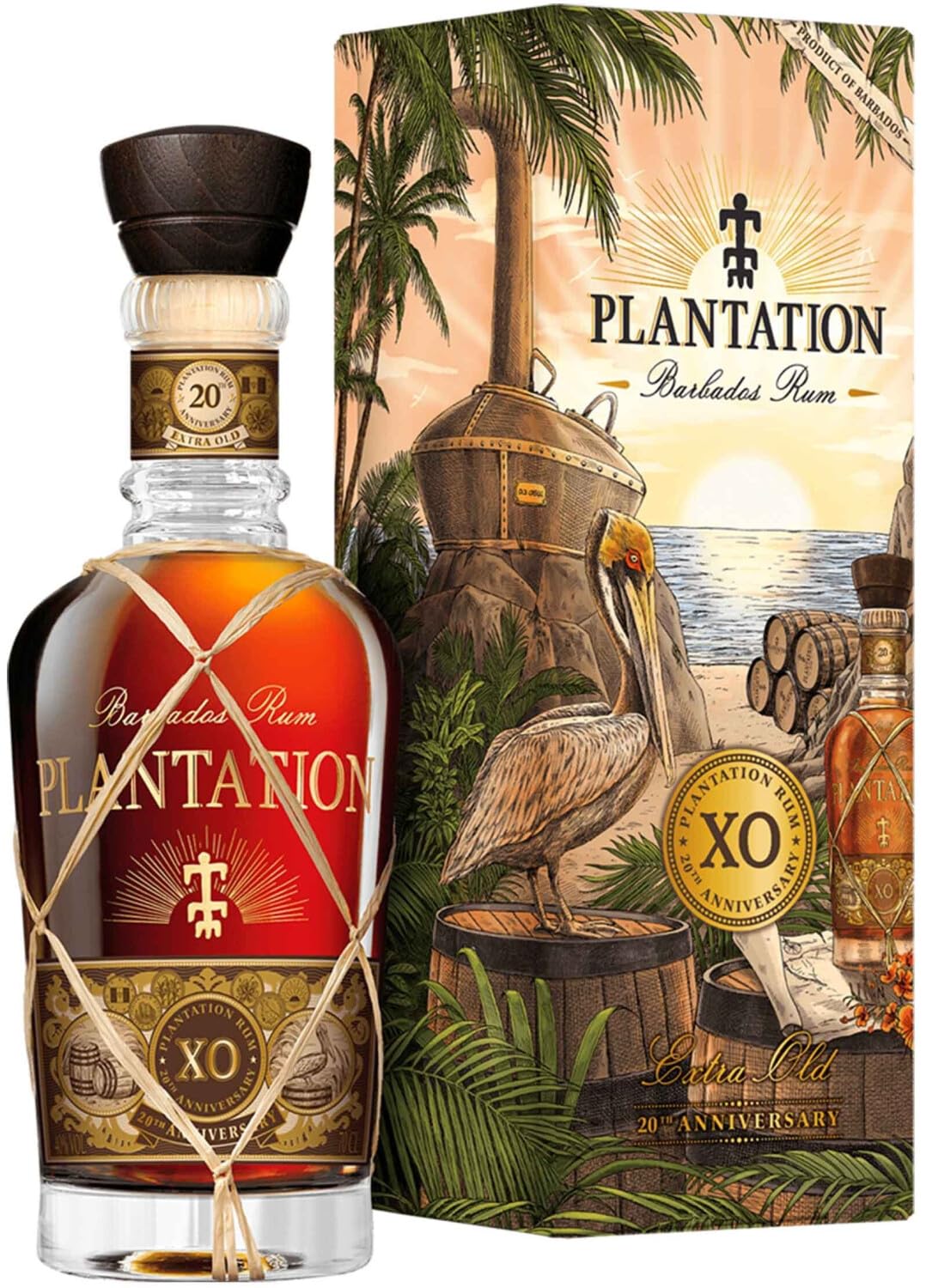 Cognac Ferrand Plantation Rum Barbados Extra Old, 20th Anniversary, 12 Jahre, 700ml