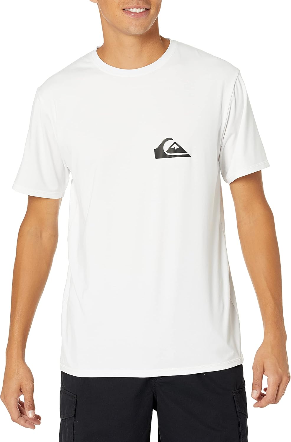 Quiksilver mens Solid Streak Short Sleeve Rashuguard Upf 50 Sun
