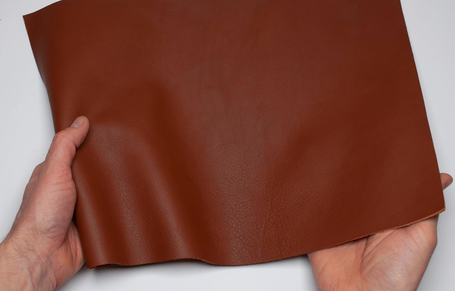 Hobby Leather Sheets for DIY Arts and Crafts 1.3-1.5mm Thick Pre-Cut DIY Sheets for Crafts or Repair (Brown, A3 29.7x42cm)