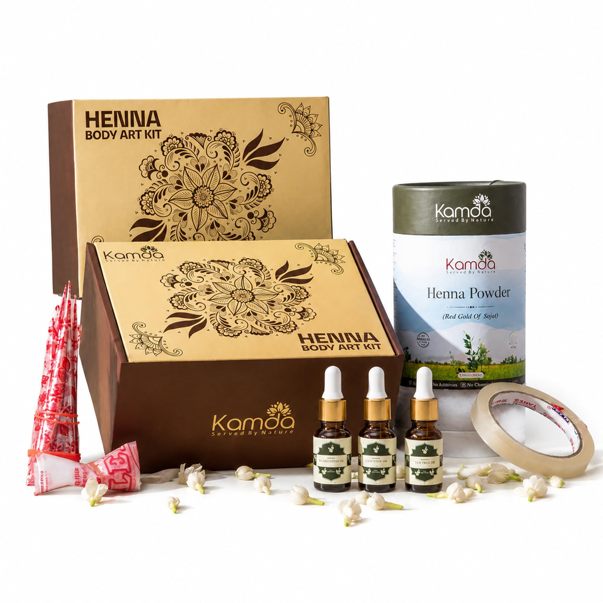 Buy Kamda Henna Powder for Body Art 300g | 100% Pure Sojat Mehendi