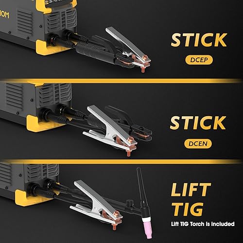 Vista 11 de TOOLIOM 135A 110V Mini Stick Soldador MMA ARC Soldador DC Inverter Soldador con pantalla digital Máquina de soldadura portátil