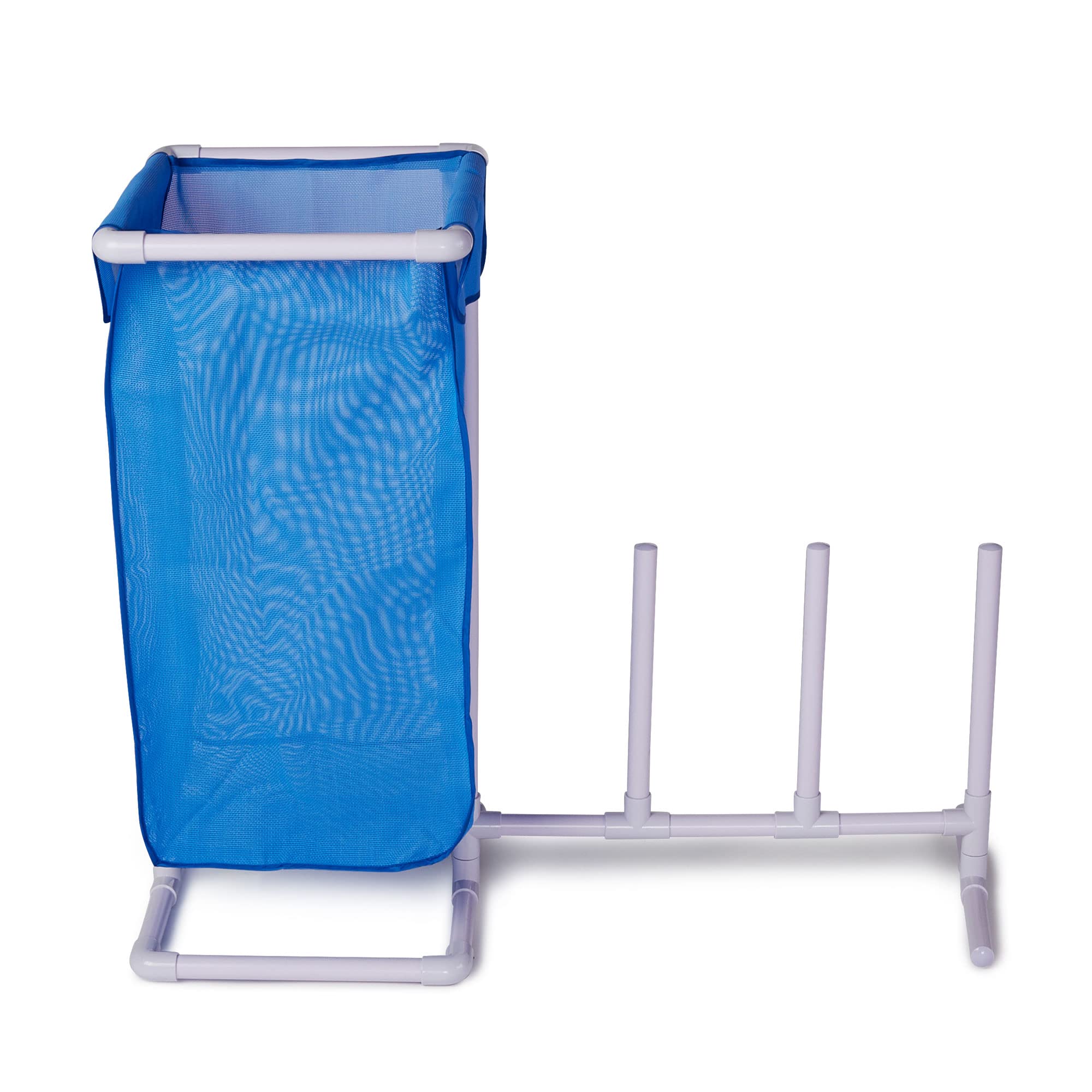Swimline Hydrotools Portasciugamani Laterale per Piscina, con Cesto in Rete Rimovibile, per Esterni e Interni, Piscina, Patio, Bagno, Porta Accessori a Bordo Piscina, Supporto per Asciugatura Bar