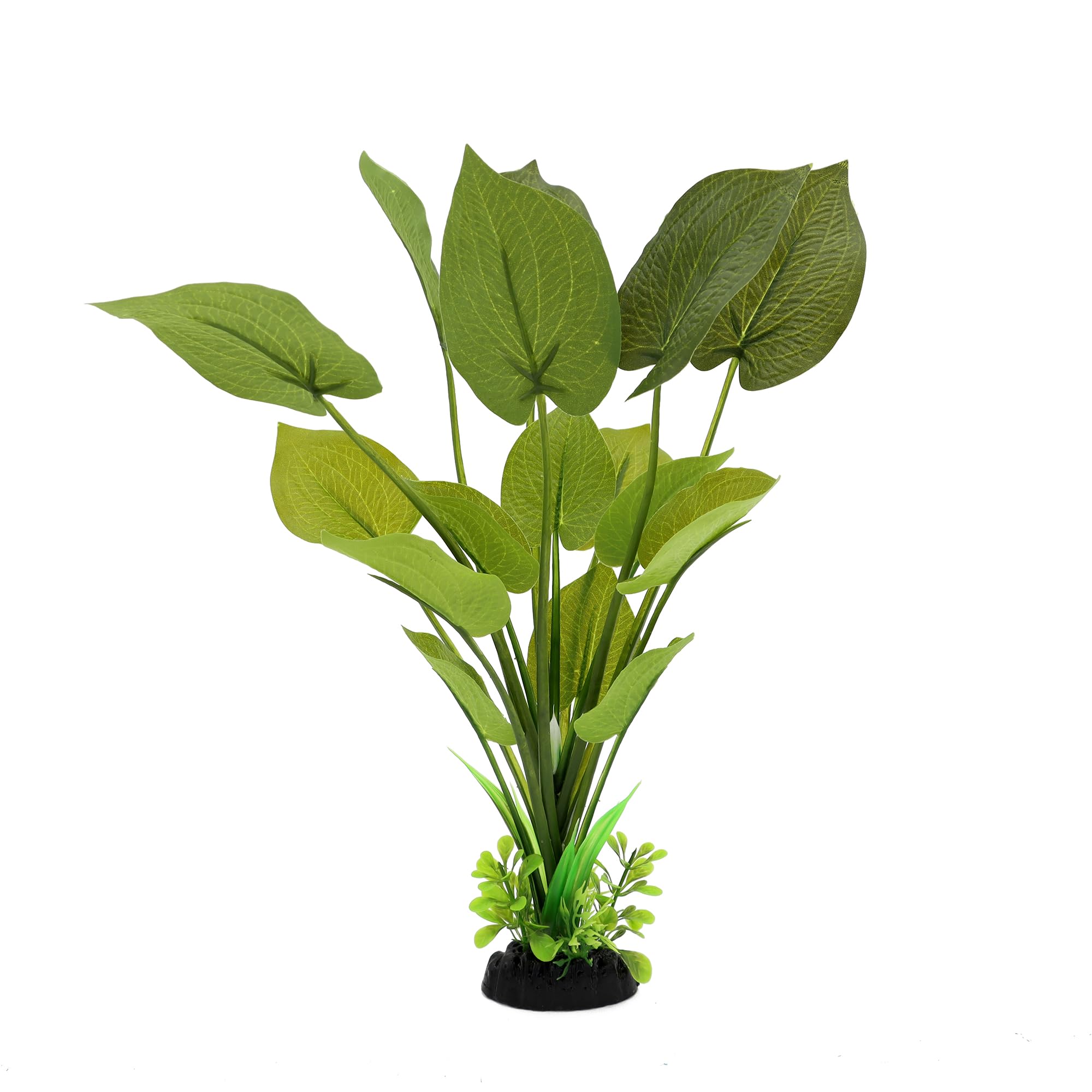 ALEGI Aquariumpflanzen aus Seide, 30,5 cm, künstliche Seidenpflanzen, Dekorationen für Aquarien, Aquarium-Dekoration, Kunststoffpflanzen (grün, 2 Stück)