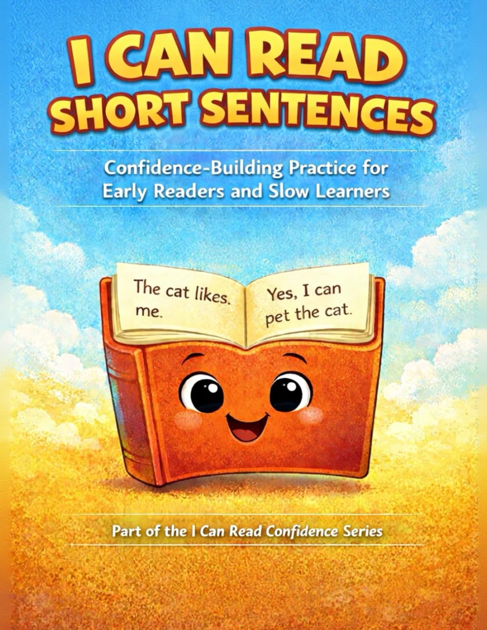 I Can Read Short Sentences: Confidence-Building Practice for Early Readers and Slow Learners (I Can Read Confidence Series)