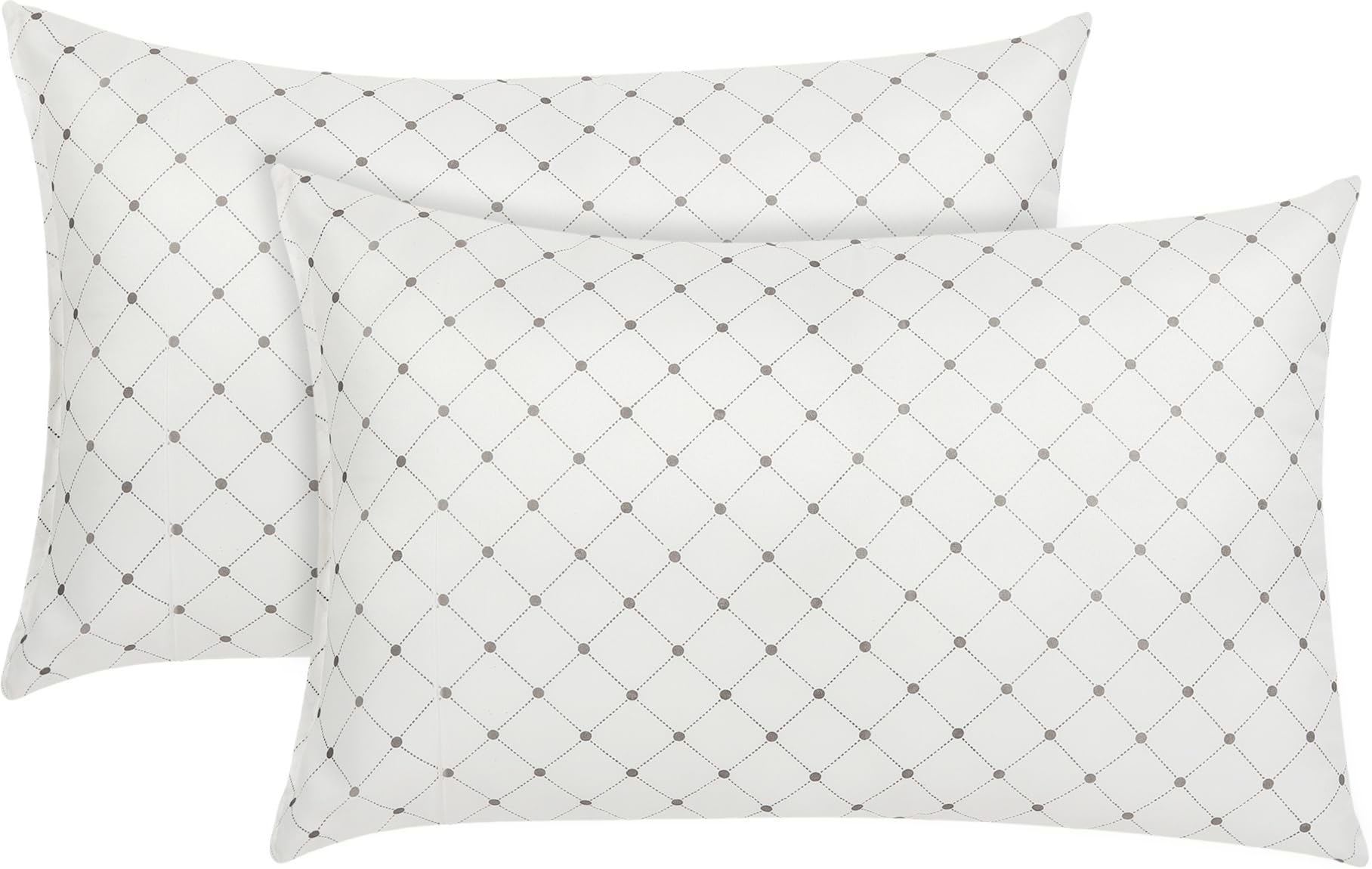 JDX Sleeping Pillow | Premium Hotel Quality Soft Polyester Blend Fiber Sleeping Pillow, White -Set of 2 Size 16x24 Inches | Pillow, Pillows, Takiya, Pillow Set