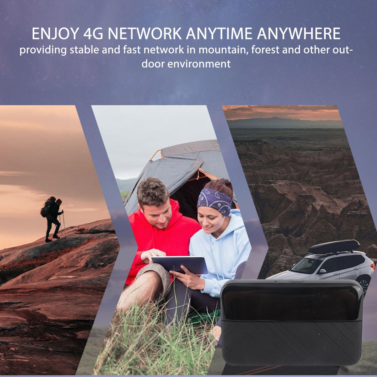 Router Wi-Fi 4G, Router z Modemem 4G LTE z Gniazdem Karty Nano SIM 300 Mb/s 10 Użytkowników Udostępnij WPA Szyfrowanie WPA2 Mobilny Hotspot Wi-Fi w Europie, Mobilny Router