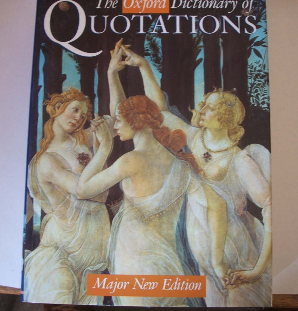 The Oxford Dictionary of Quotations (División Academic)