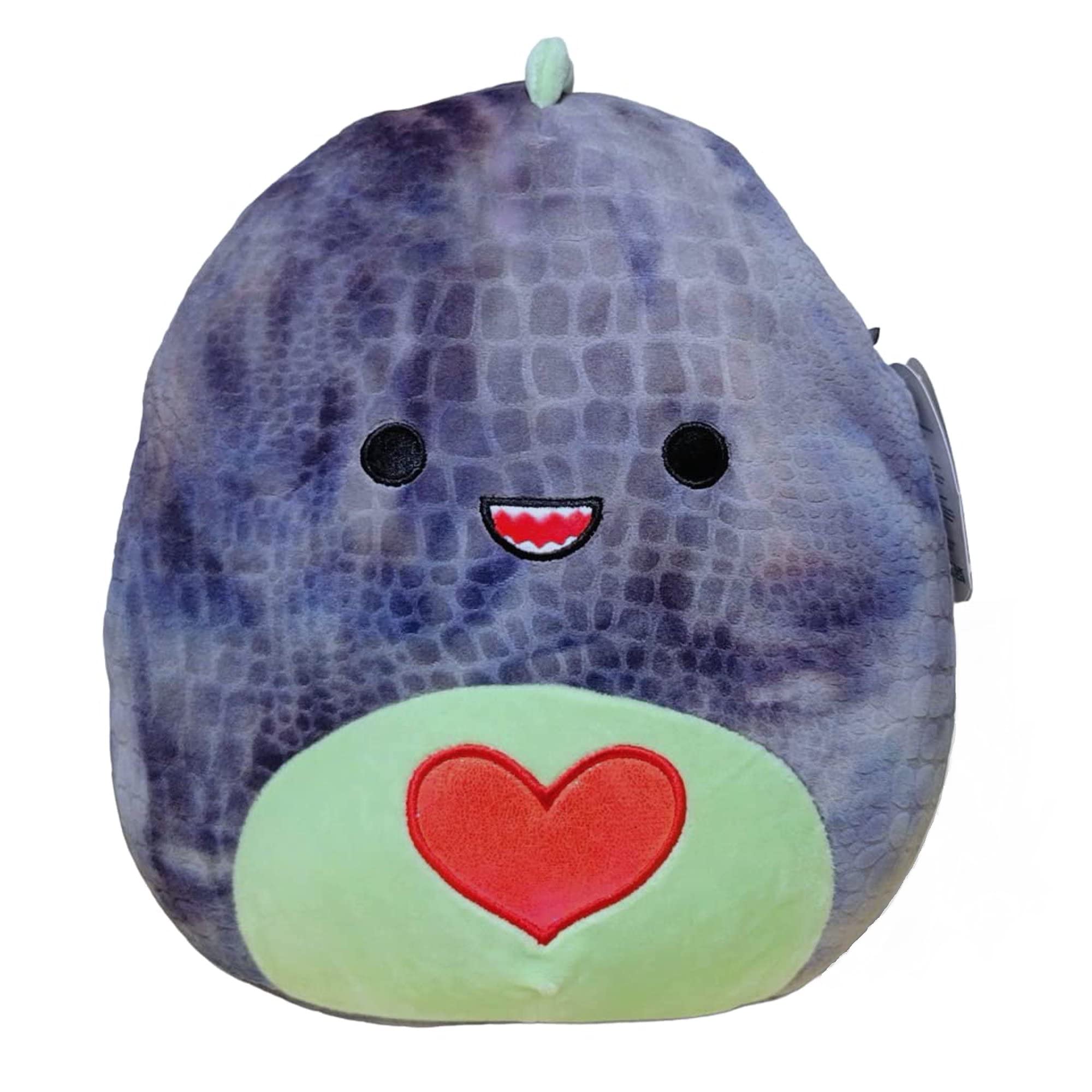 Squishmallows Kellytoy - Peluche de escuadrón de San Valentín (8 pulgadas Xander The Dino)
