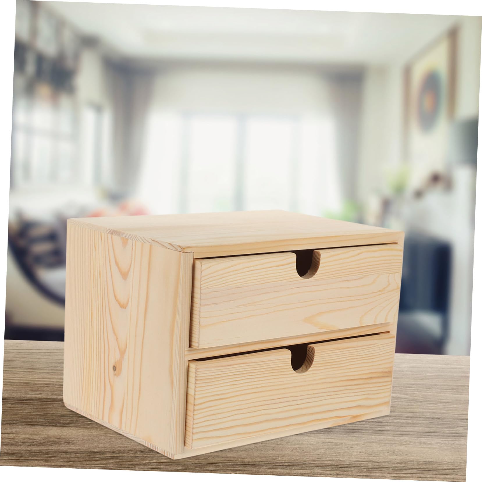 Scatola Contenitore con Cassetti per Organizer Scrivania e Gioielli Capacità per Accessori per e Studio