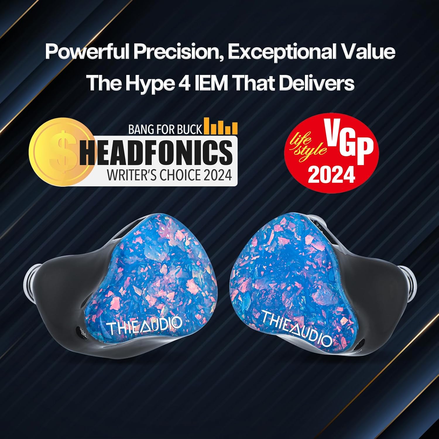 Linsoul THIEAUDIO Hype 4 2DD+4BA In Ear Monitor, Taiwan | Ubuy