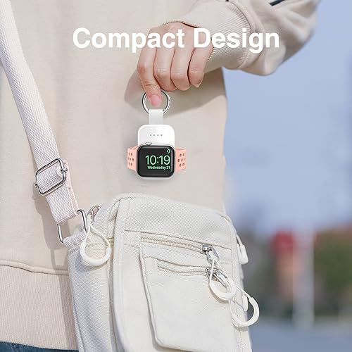 Miniatura 4 de Cargador inalámbrico portátil compatible con Apple Watch Series 8 7 6 5 4 3 2 SE Ultra