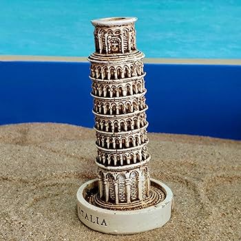 Amazon.co.jp: Freneci ピサの斜塔 ピサ広場 アンティーク置物 アート