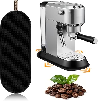 Sliding Mat for DeLonghi EC685 Dedica Deluxe Automatic Espresso Machine, Smooth Glide with Anti-Slip Base, with Hanging Strap, Clean Easily, Protects Kitchen Countertop,Sturdy Mat for DeLonghi EC685