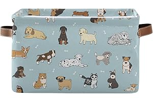 Cute Dog Bone Shaped Collapsible Storage Basket