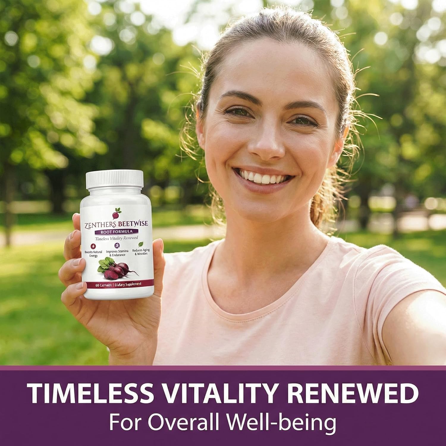 Zenthers Beetwise,Beetwise By Zenther, Zenthers Beetwise Root Formula Cold Pressed, Vegan-Friendly,Non-GMO, 60 Capsules (1pcs) — Amazon image 3