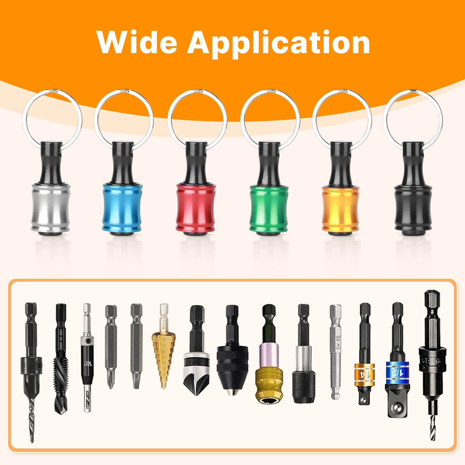 Drill Bit Holders - 24 Pack for Impact Drivers -5