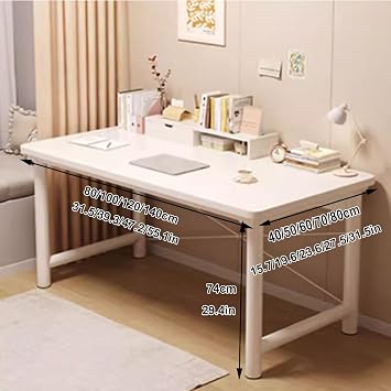 Computer desk Basic desk Escritorios de oficina Simple desk Small home office bedroom study computer desk easy to assemble suitable for small space writing study table(80*40cm/31.5*15.7in)