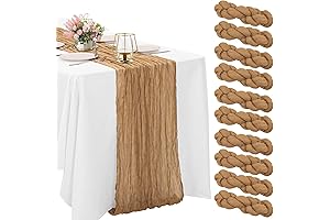 Natural Cheesecloth Table Runner 10FT