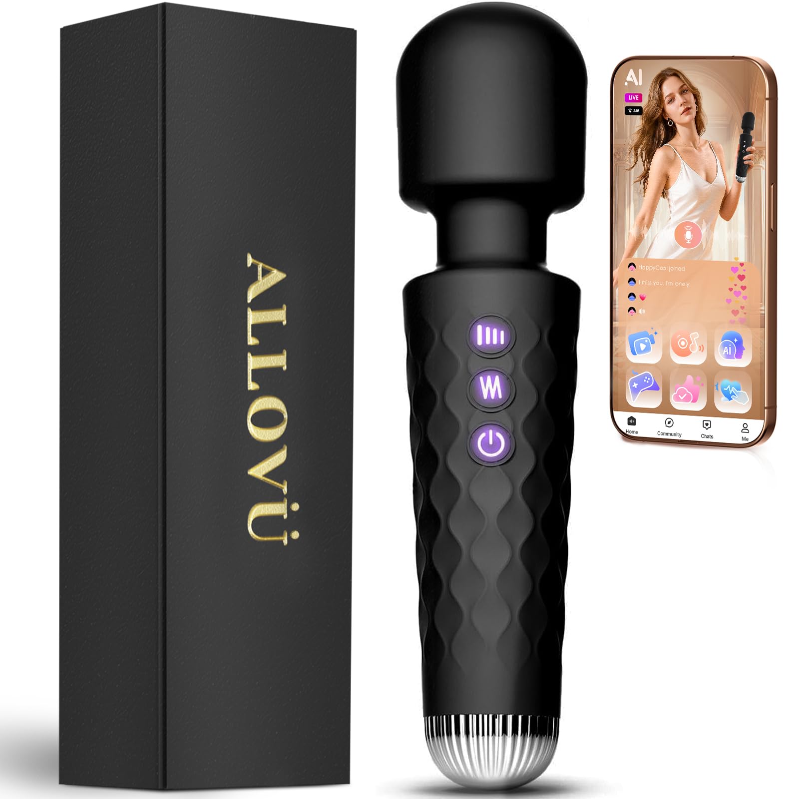 magic wand sync vibrator Powerful Wand Vibrator