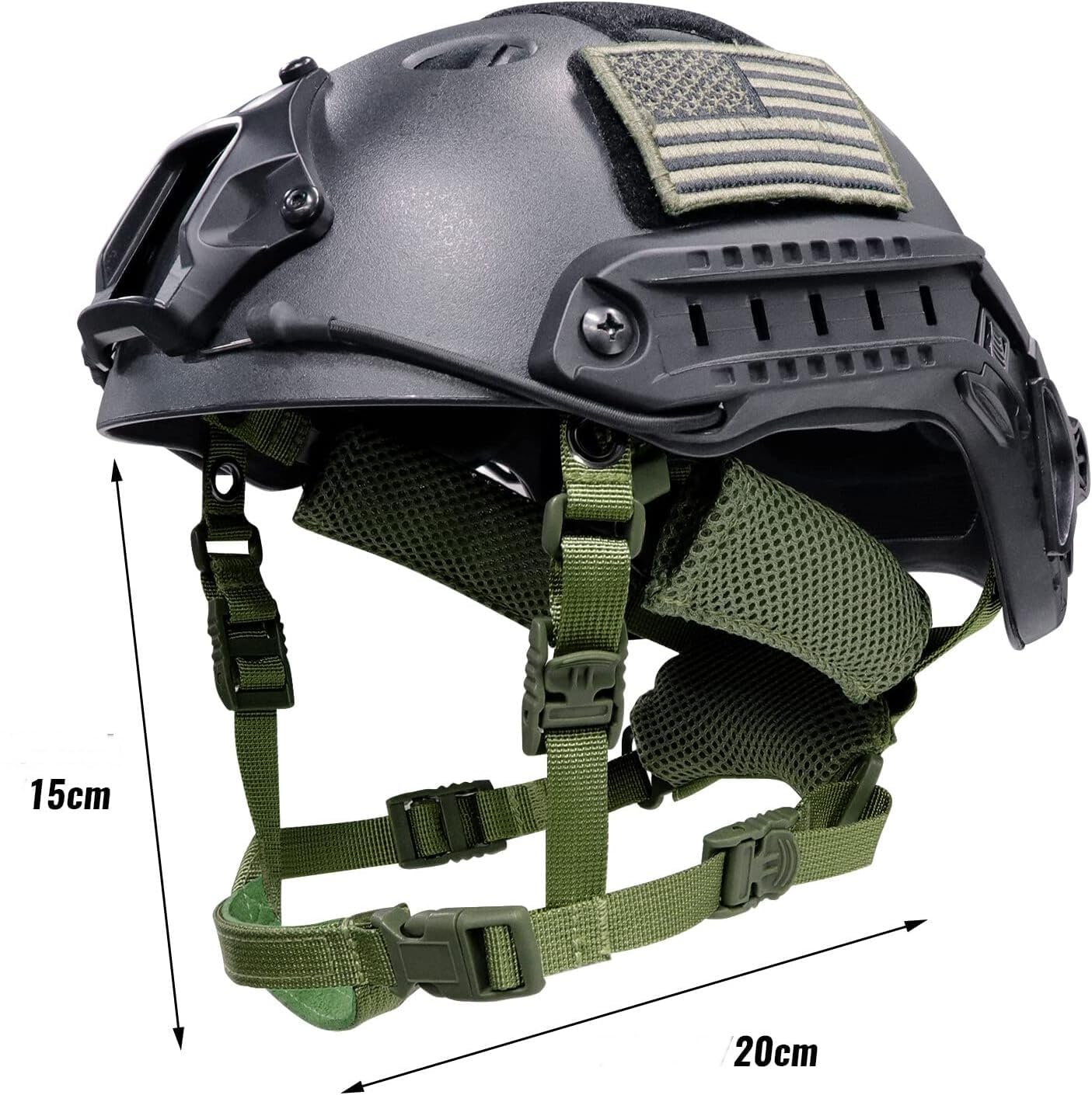 Amazon.co.jp: T.D.Well ヘルメット用ストラップ ヘルメットダイヤル