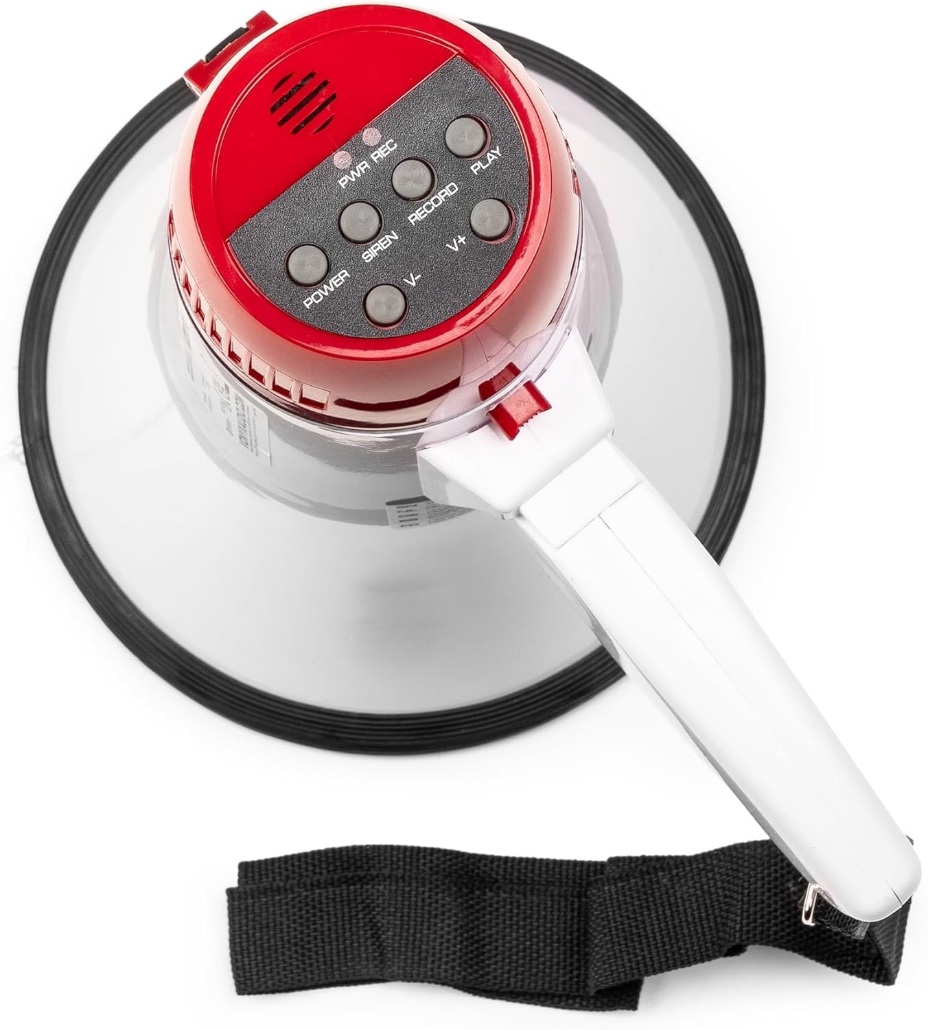 Vonyx MEG018 Megáfono Bluetooth 18W 600m Alcance Sirena Grabación 60s Ligero Eventos Deportes
