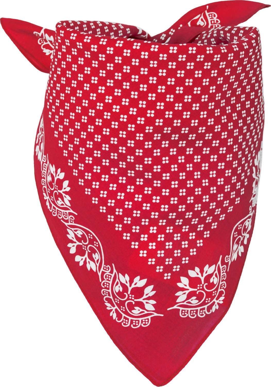 styleBREAKER Damska chusta trójkątna bawełniana ze wzorem w kwiaty, wielofunkcyjna, chusta na szyję, chusta na głowę, bandana 01016201