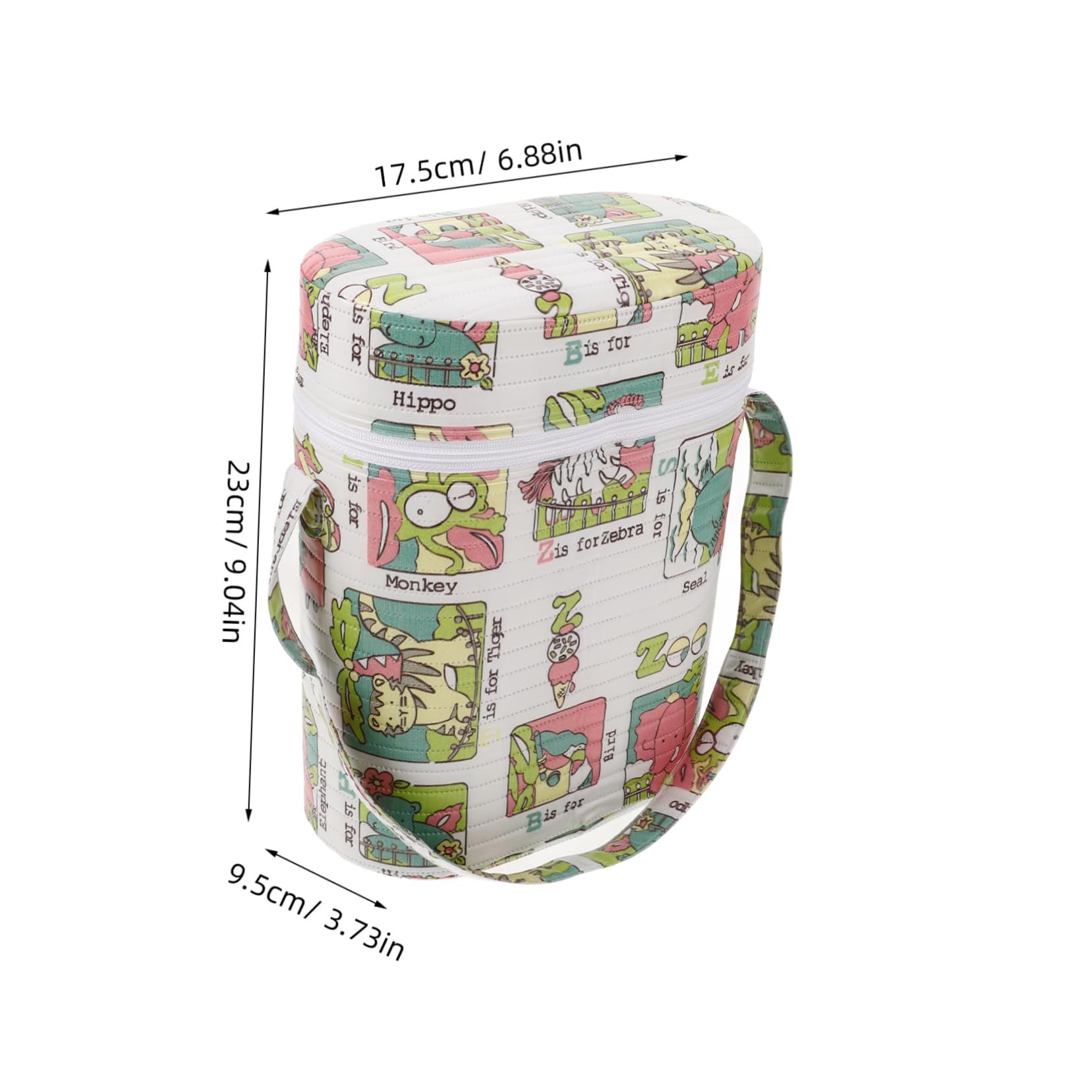 Toddmomy Portable Insulated Baby Bottle Bag Handle Pvc Material for Outdoor Travel Newborns and Family