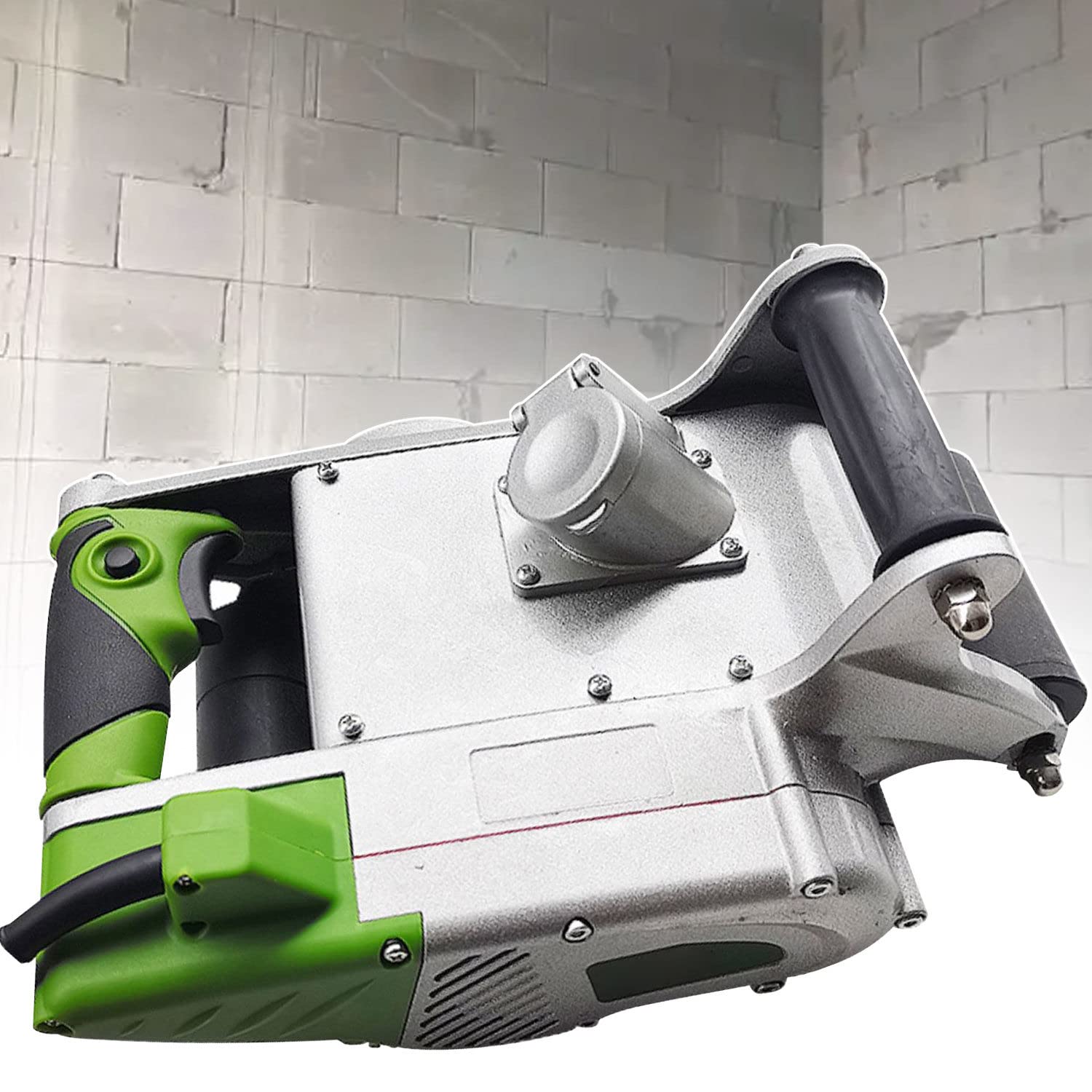 ZRZJBX 1200W Industrial Wall Chaser Electric Wall Groove Cutting Slotting Machine Light Brick Cutter, Slotting Depth 25/35mm; No-load Speed 2000r/min; Load Capacity 3200W,A-25mm