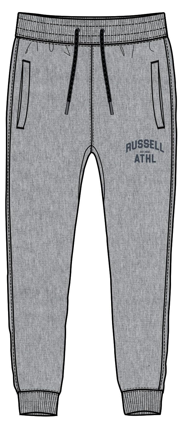 Russell Athletic A20472-CJ-090 Cuffed Pant Pants Men's Collegiate Grey Marl Size S