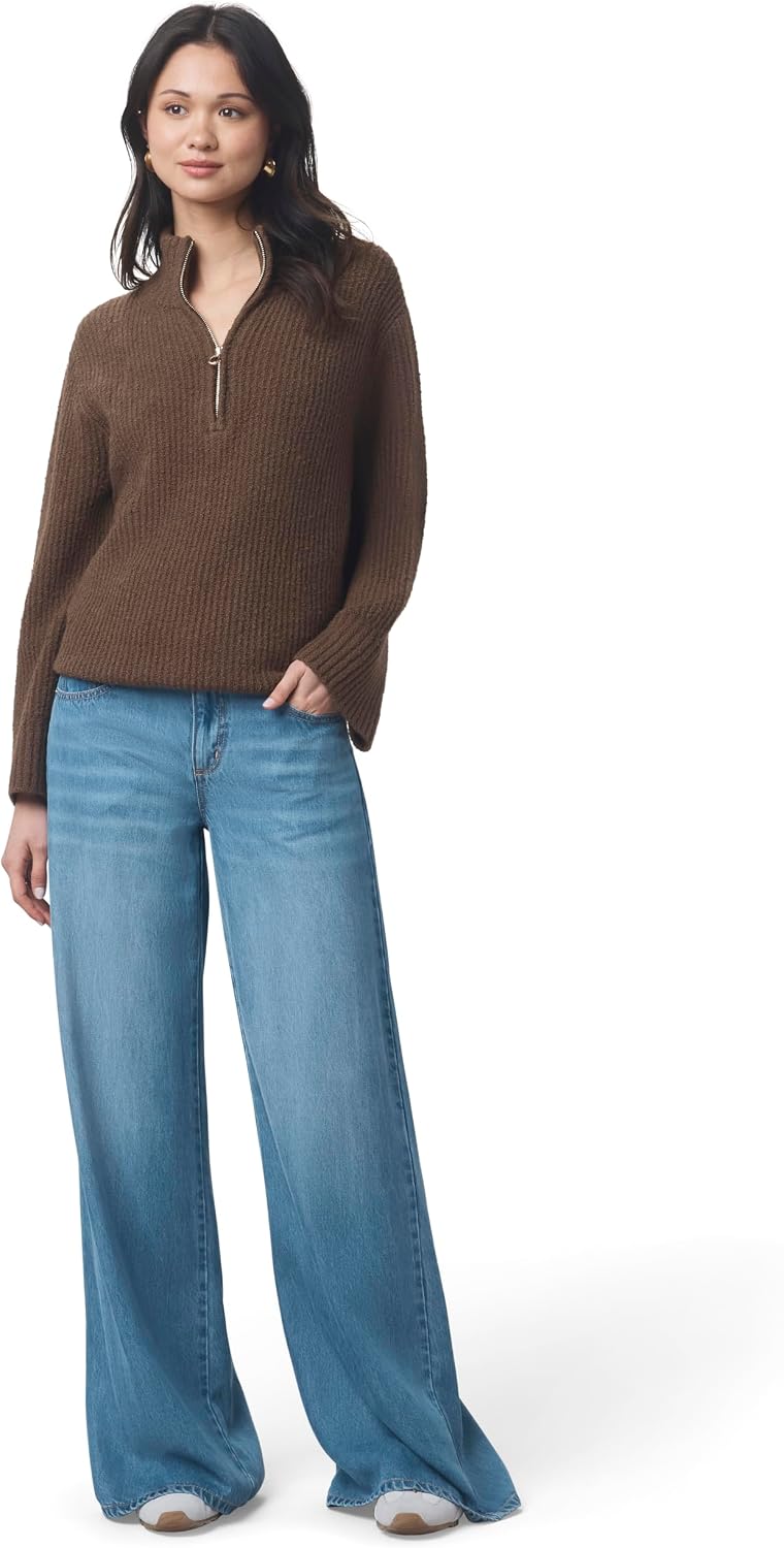Splendid Women's Splendid X @Cellajaneblog Quarter Zip Sweater