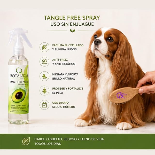 Foto 4 de 7 de Botaniqa Spray Desenredante Nutritivo para Perros, Antifrizz, con Extracto de Aguacate