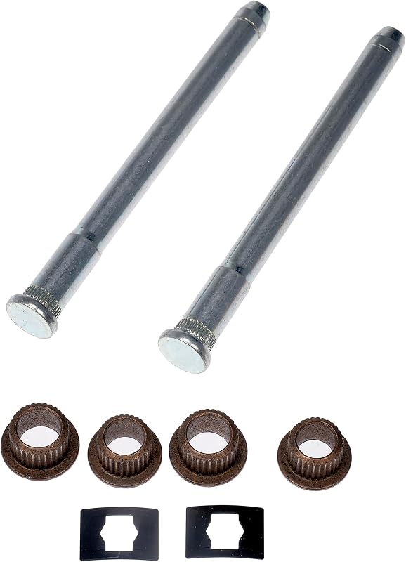 Kit de pinos e buchas da dobradiça da porta Dorman 703-265 para Chevrolet, GMC e Oldsmobile – 2 pinos, 4 buchas e 2 clipes