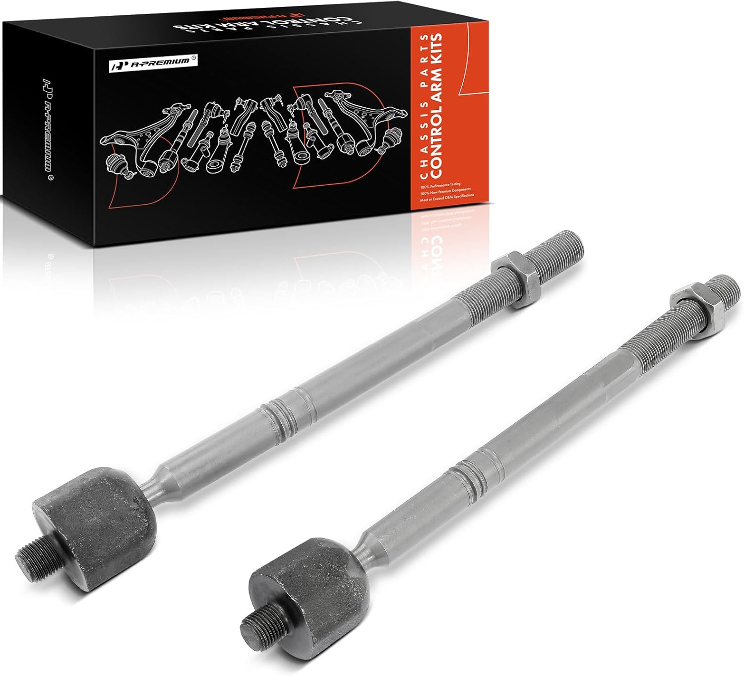 A-Premium 2 x Front Inner Tie Rod Ends, Compatible with Land Rover Range Rover Evoque 2012-2017, Discovery Sport 2015-2017, Tesla Model S 2012-2016, Jaguar E-Pace 2018-2020