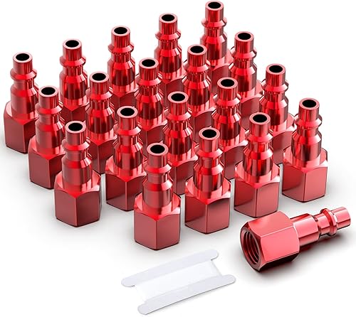 Vista 49 de GASHER 10PCS 1/2-Inch NPT hembra Industrial Air Tool Fitting, 1/2 pulgada de alto flujo neumáticos presión máxima de trabajo 300PSI