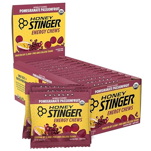 Vista 16 de Licuado de frutas Honey Stinger orgánica para mascar, 1.8 onzas (empaque de 12 unidades)