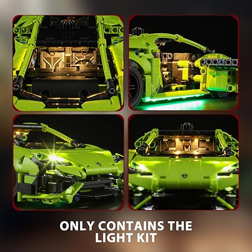Miniatura 5 de BRIKSMAX Kit de iluminación LED para Lamborghini Huracn Tecnica - Compatible con Lego Technic Car Building Set
