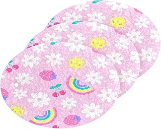 Coikll Cute Daisy Kitchen Sponges Cleaning Odor Free Non Scratch Dish Sponge for Cleaning Dishes Bathroom - 3 PCS