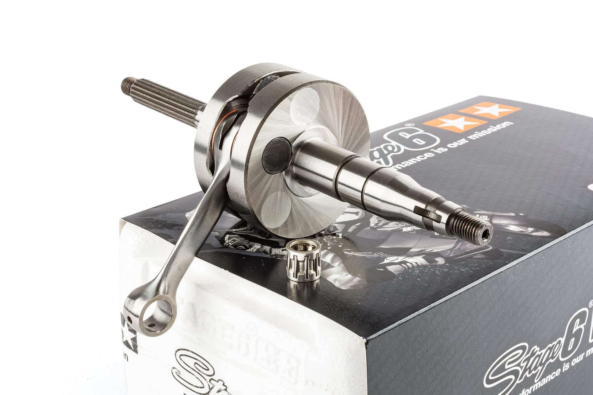 Albero motore Stage6 Pro Replica 10mm Perno Gudgeon per Minarelli Standing