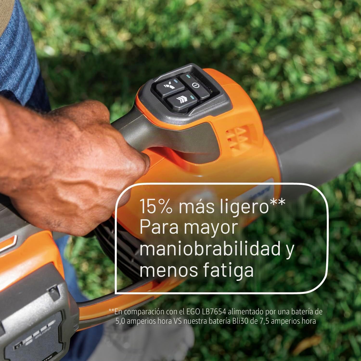 Husqvarna Leaf Blaster 350iB - Soplador de Hojas inalámbrico Alimentado por batería, soplador de Hojas de batería de 200 mph 800 CFM con Motor sin escobillas y Funcionamiento silencioso, Iones de