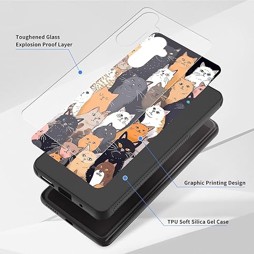 Miniatura 16 de Funda para Samsung Galaxy A13 5G, cuerpo completo resistente de vidrio templado alto+TPU suave parachoques funda protectora para Galaxy A13 5G