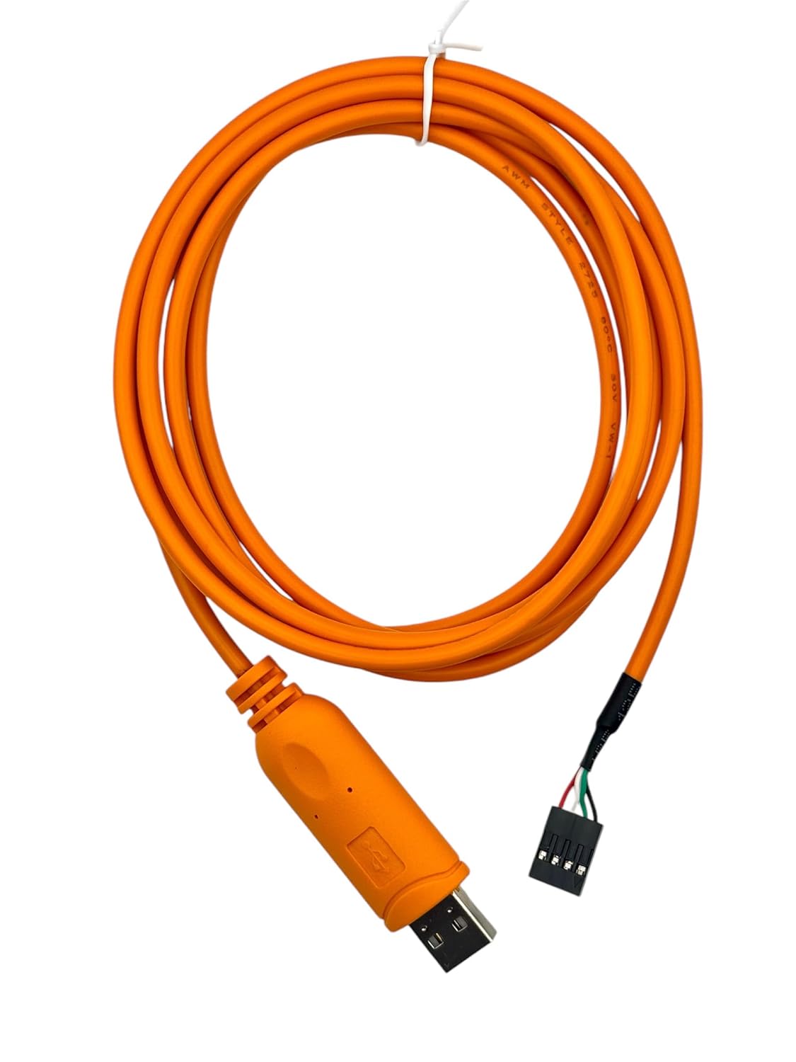 FTDI 4 PIN Serial Console Cable for Aruba | FTDI 3.3V TTL | USB Type A to 4 Pin Serial | 6 ft (1.8M) | HPE JW071A | AP-CBL-SER | for Aruba Wireless Access Point